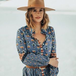 Free People Papillon Maxi Dress NWOT